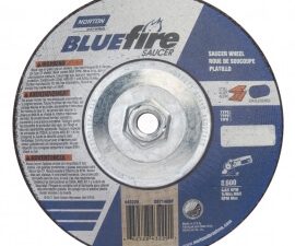 9 x 1/4 x 5/8-11 in. bluefire saucer wheel za 24 s t28 - 66252843237