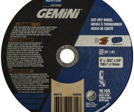 150 mm x 1 mm x 5/8 in. gemini circular saw cut-off wheel u57a 60 o t01/41 - 66252809714