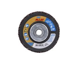 4-1/2 x 5/8-11 in. blaze fiberglass flap disc t27 36 grit r980p ca - 66254499894