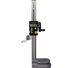 Asimeto 7626180 0-18" single beam digital height gauge with hand wheel - 7626180