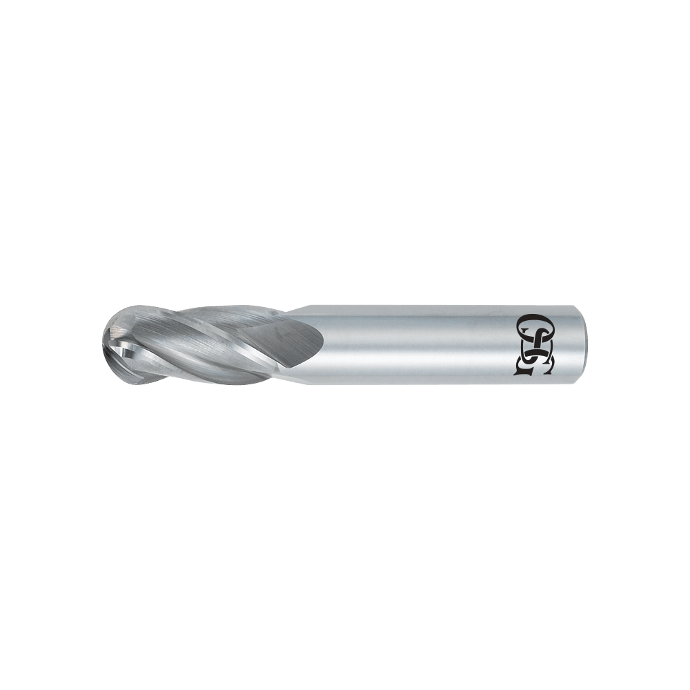 CARBIDE 2.5MM X 3MM 4FL BALL NOSE TiALN BALL NOSE END MILL - 404-0984-BN11