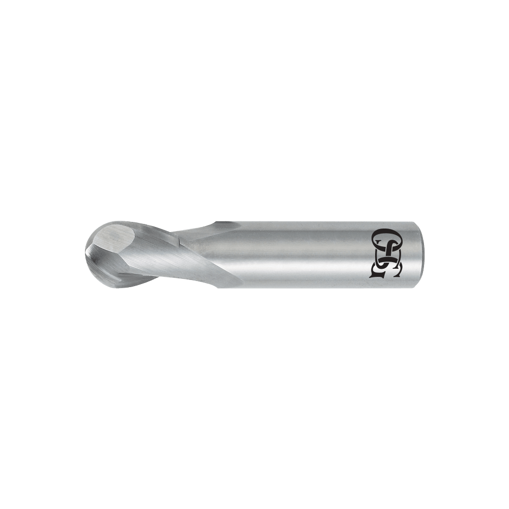 CARBIDE 3/8 X 3/8 2FL STUB BALL TiALN BALL NOSE END MILL - 412-3750-BN11